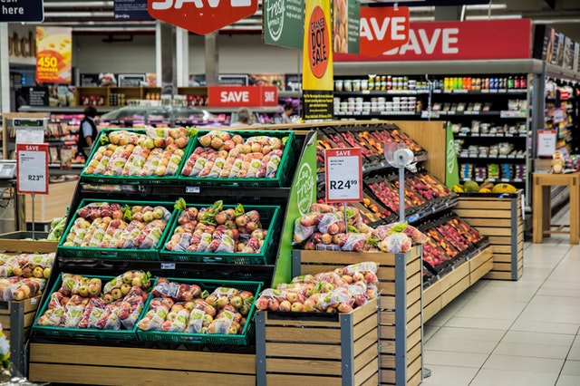 Imagen del interior de un Supermercado